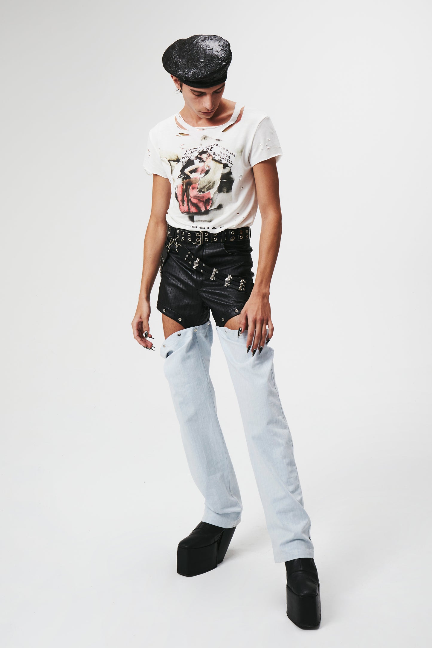 IGUANE DENIM TROUSERS