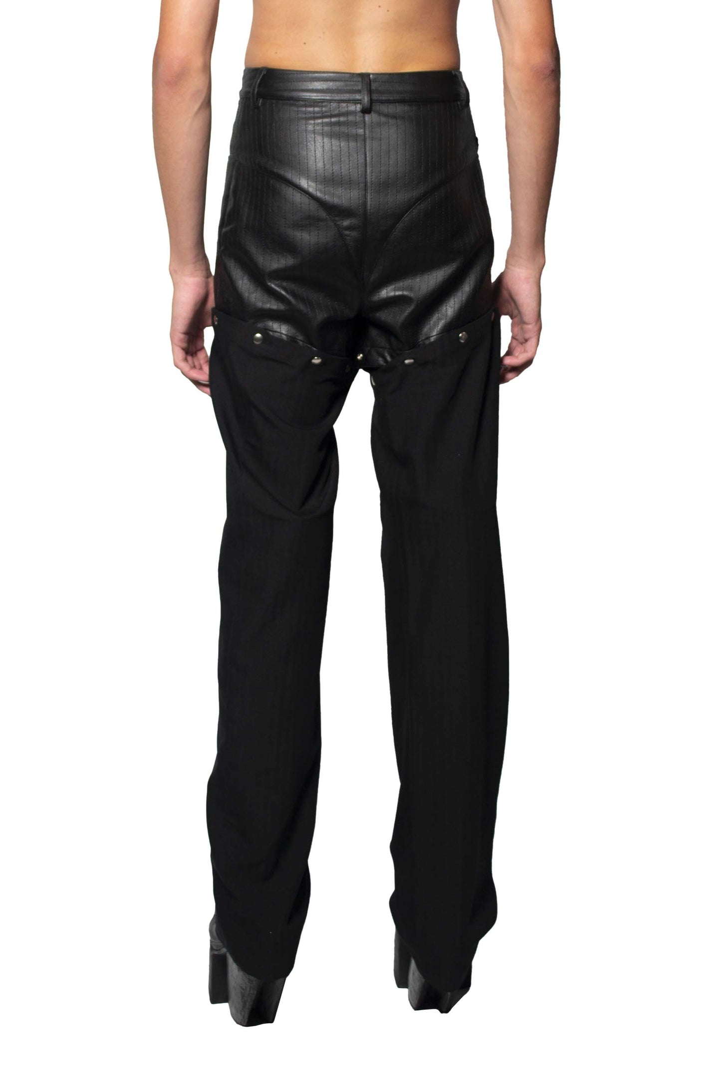 IGOUANE LEATHER TROUSERS
