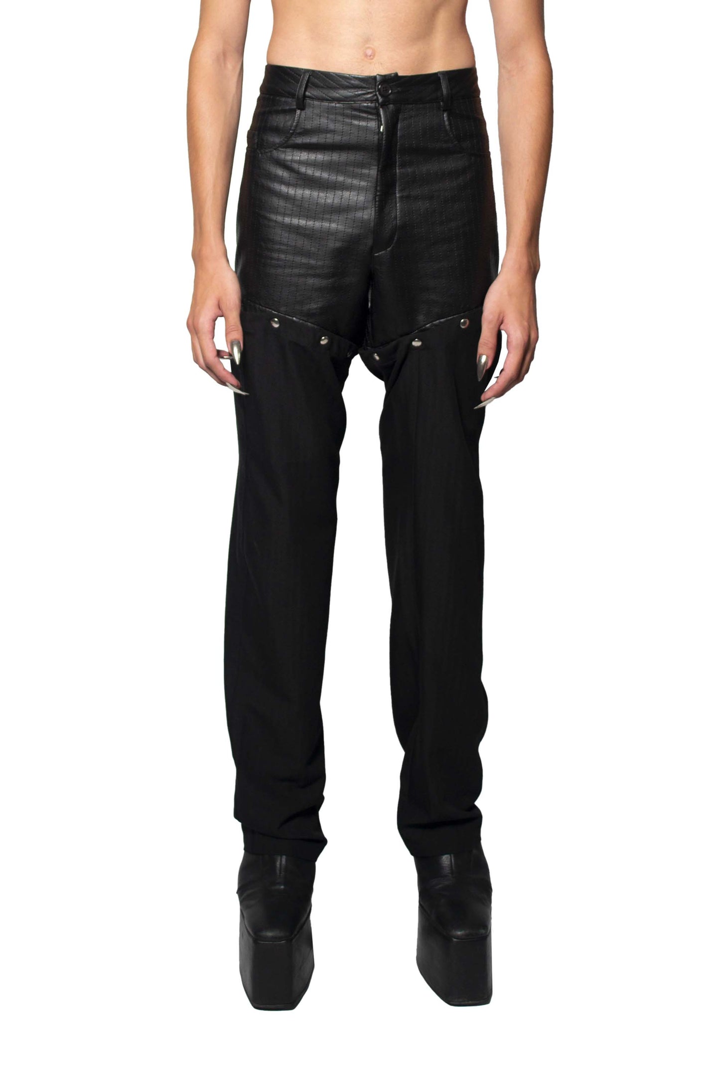 IGOUANE LEATHER TROUSERS