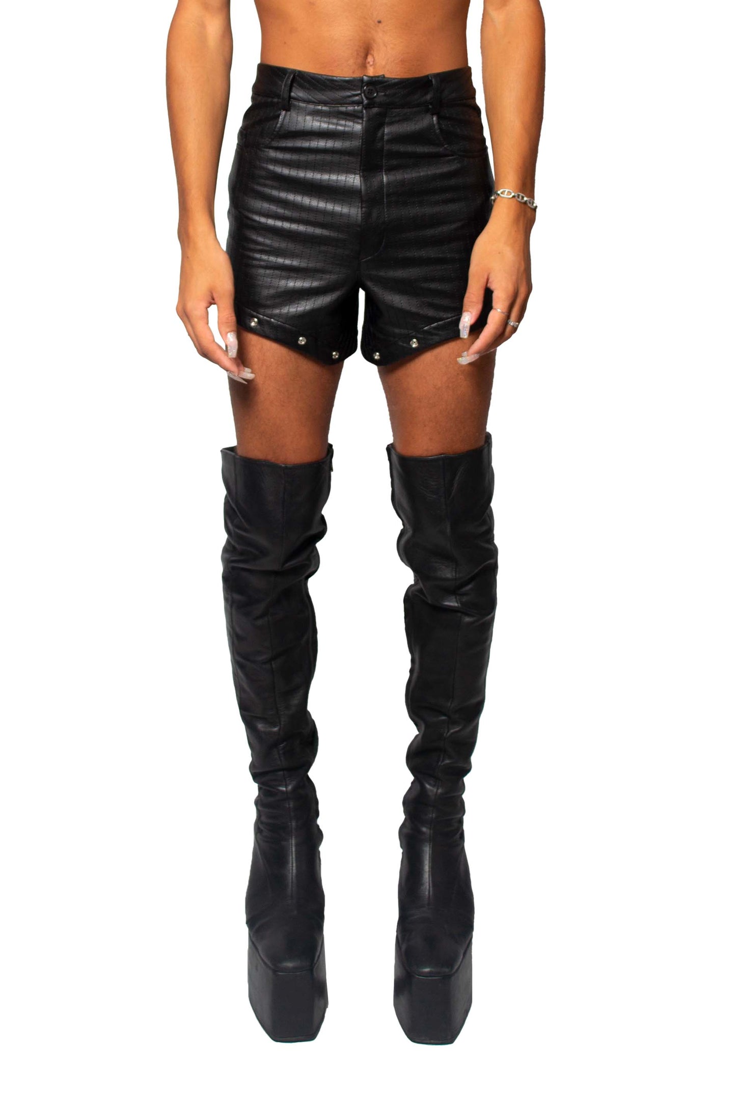 IGOUANE LEATHER TROUSERS